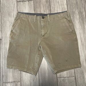 Men’s Express Slim Fit Khaki Shorts